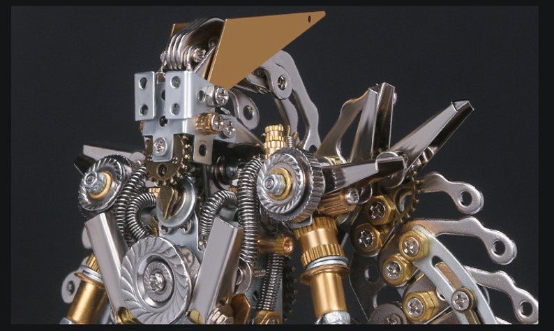 Three Kingdoms Guan Yu | 513 Pcs Metal Puzzle Model Kit 3D DIY Mechanical Assembly Jigsaw Crafts