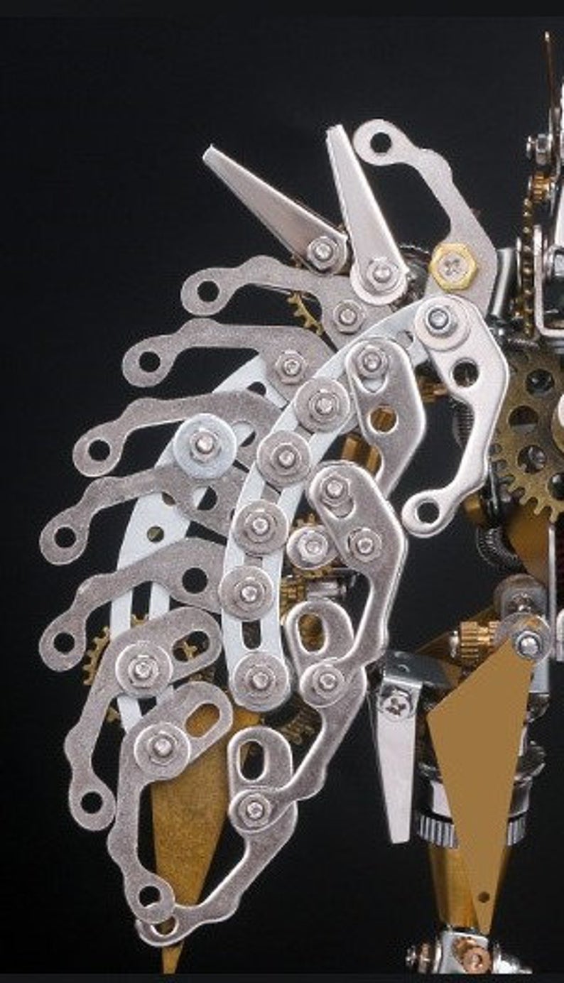 Three Kingdoms Guan Yu | 513 Pcs Metal Puzzle Model Kit 3D DIY Mechanical Assembly Jigsaw Crafts