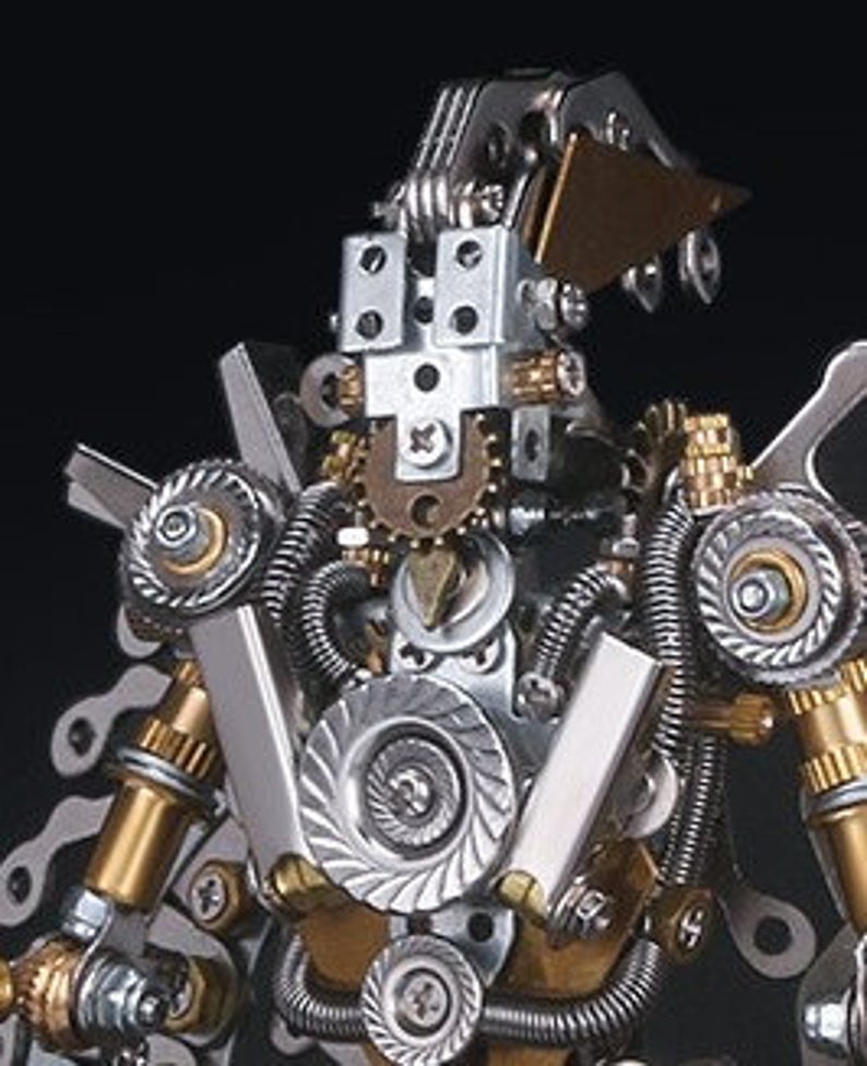 Three Kingdoms Guan Yu | 513 Pcs Metal Puzzle Model Kit 3D DIY Mechanical Assembly Jigsaw Crafts