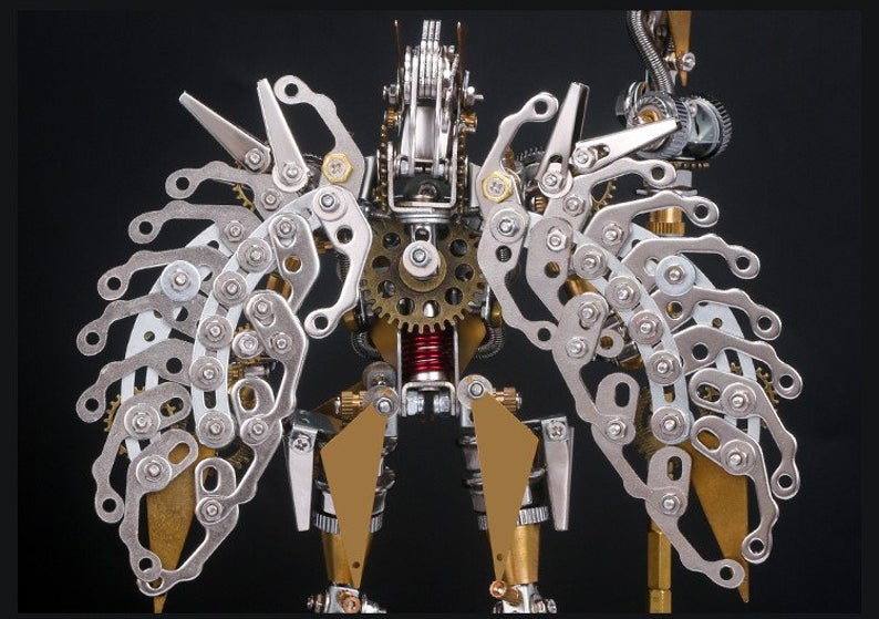 Three Kingdoms Guan Yu | 513 Pcs Metal Puzzle Model Kit 3D DIY Mechanical Assembly Jigsaw Crafts