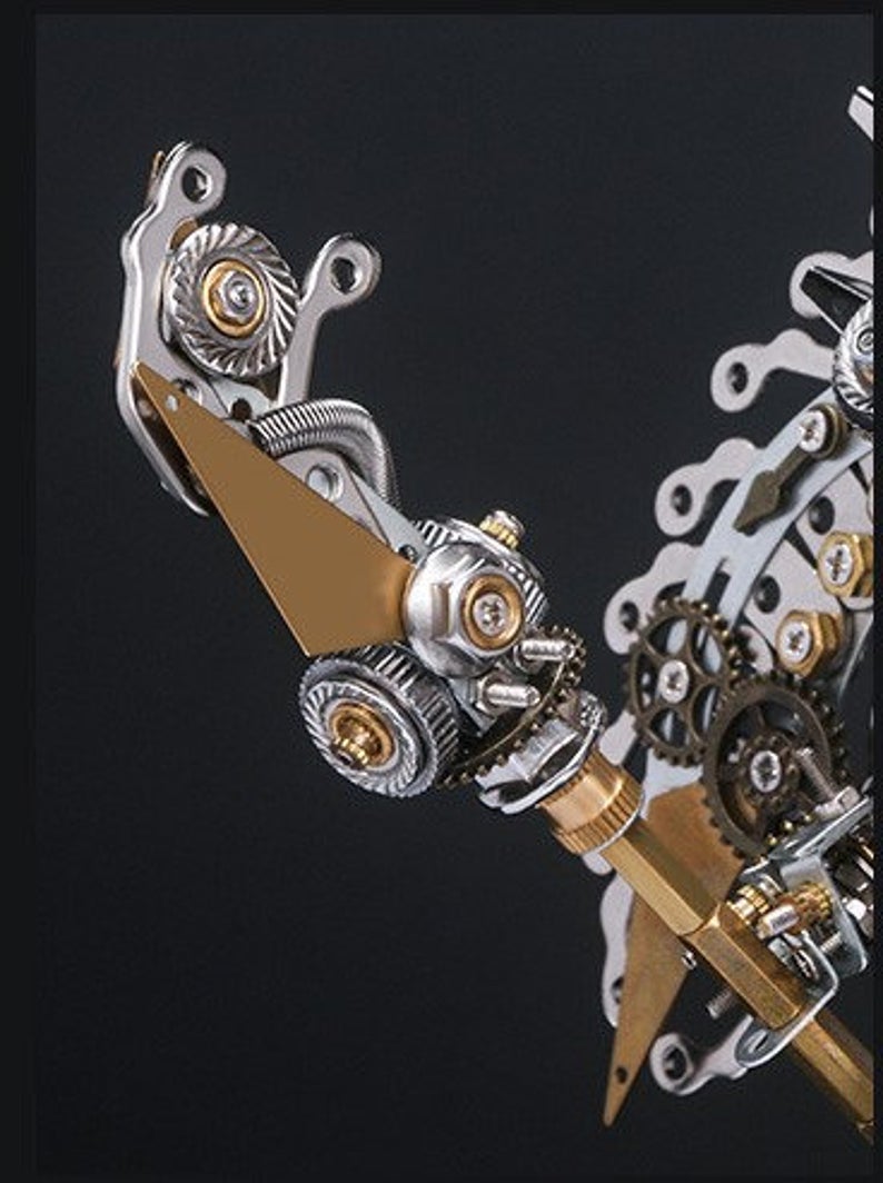 Three Kingdoms Guan Yu | 513 Pcs Metal Puzzle Model Kit 3D DIY Mechanical Assembly Jigsaw Crafts