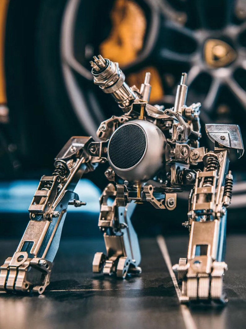 Ape robot | 320 Pcs DIY Metal Mechanical Models 3D Assembly Puzzle Kits Jigsaw Crafts