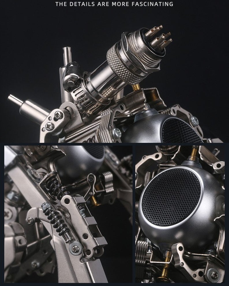 Ape robot | 320 Pcs DIY Metal Mechanical Models 3D Assembly Puzzle Kits Jigsaw Crafts