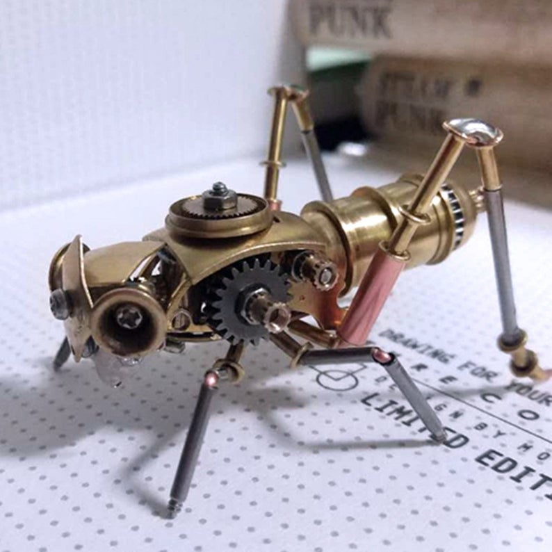 Cricket steampunk | Metal handmade finished Model decor Ornaments