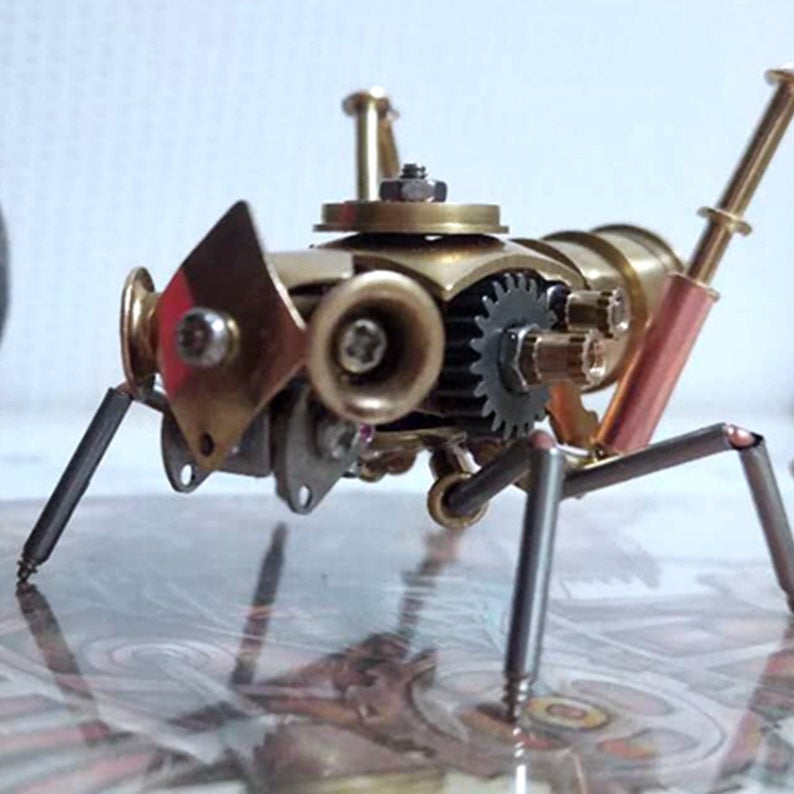 Cricket steampunk | Metal handmade finished Model decor Ornaments