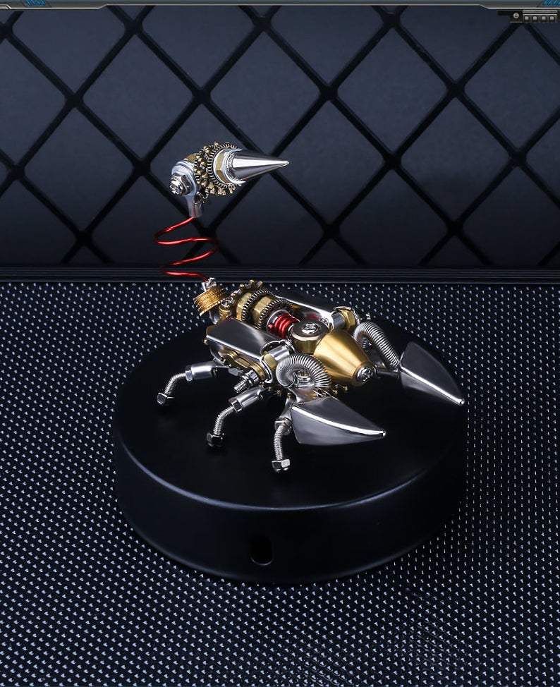 Scorpion Steampunk | Metal Insect Puzzle Model Kit 3D DIY Mechanical Assembly Jigsaw Crafts decor