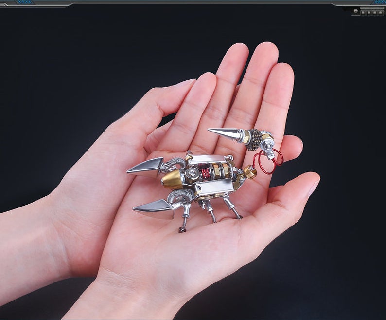 Scorpion Steampunk | Metal Insect Puzzle Model Kit 3D DIY Mechanical Assembly Jigsaw Crafts decor