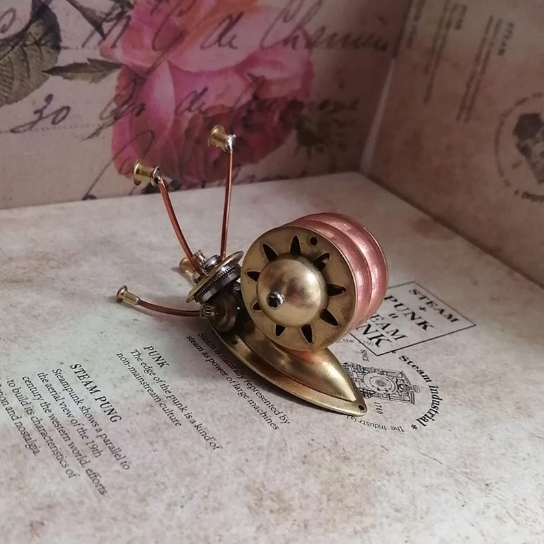 Mechanical snails steampunk | Metal handmade finished Model decor Ornaments