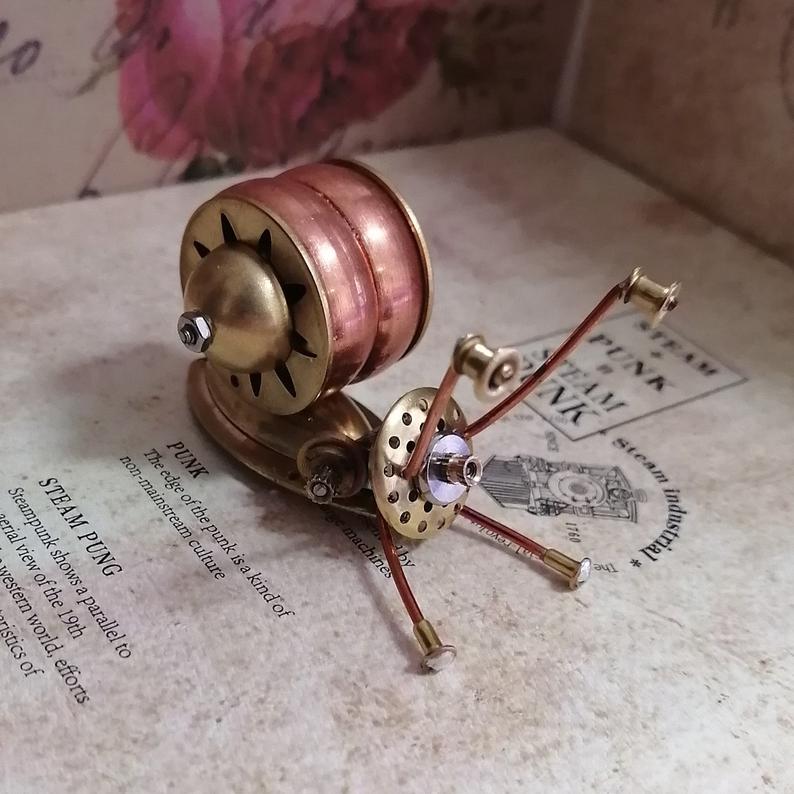 Mechanical snails steampunk | Metal handmade finished Model decor Ornaments