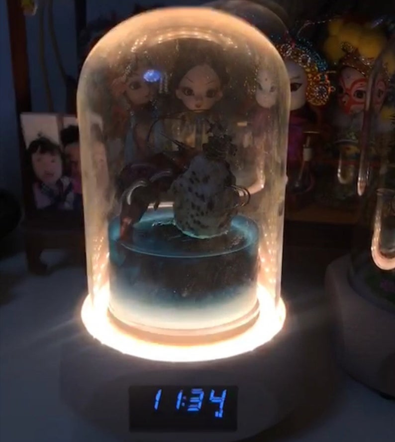 Steampunk Beetle Handmade Clockwork Real Hermit Crab Framed Insect Cyberpunk Collecting Home Decor As Gift Sculpture Robots Aesthetic Art