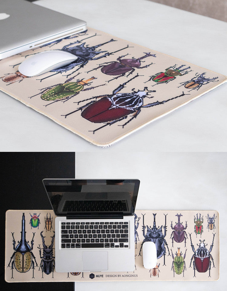 Beetles PC Computer Desktop Mouse Mat Set