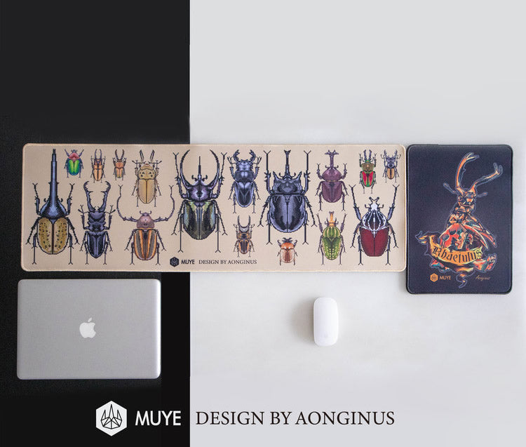 Beetles PC Computer Desktop Mouse Mat Set